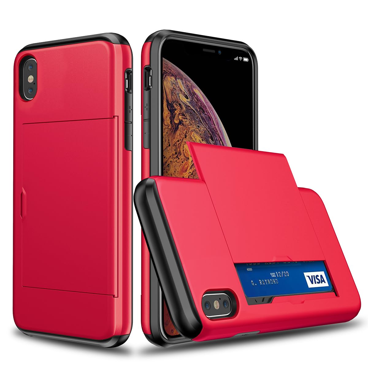 【美品】Apple iPhone X 本体 箱、付属品全部付き おまけケース8個 Amazon.co.jp: MuZiF iPhone XS 用 ケース iPhone X 用 ケース カード